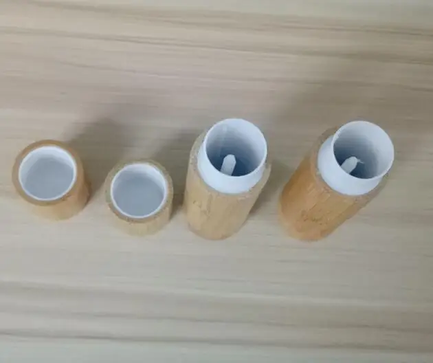 50 шт./лот 5 г бамбуковый пустой контейнер для губ Губная помада трубка DIY мл