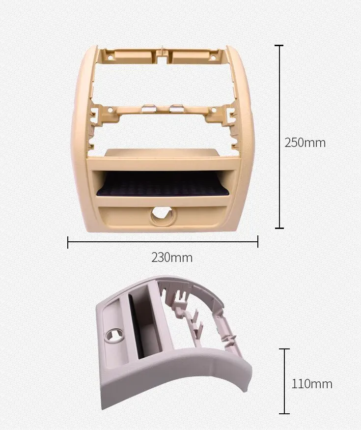 LHD RHD вентилятор заднего кондиционера решетка выхода Внутренняя Рамка внутренняя