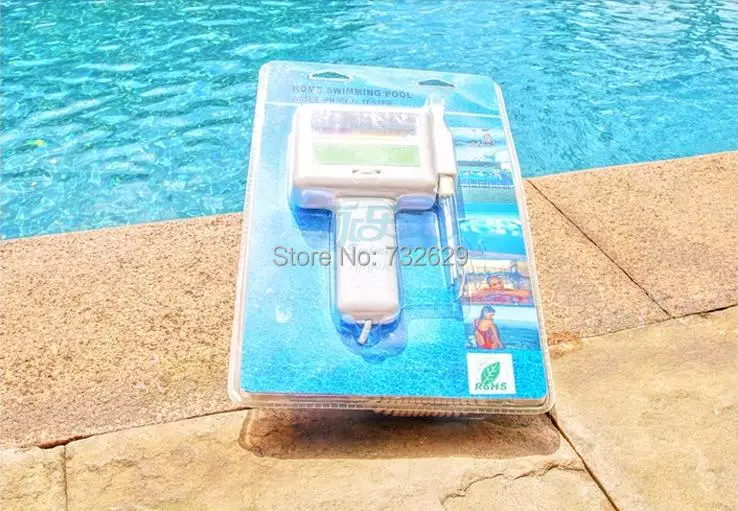 Swimming pool accessories high quality tester ABS spa ph cl2digital easy to read 1pcs free shipping chlorine | Спорт и развлечения