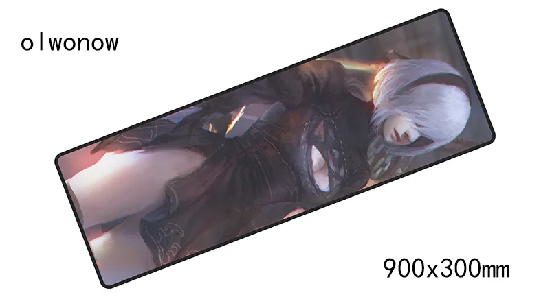 NieR Automata коврик для мыши 900x300 мм коврик для мыши длинный notbook компьютерный коврик для мыши модный игровой коврик для мыши геймерская клавиатура Коврик для мыши - Цвет: Size 900x300x2mm