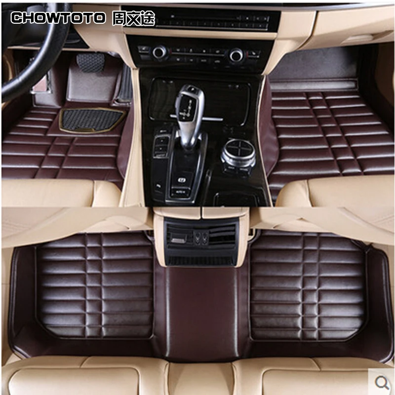

CHOWTOTO AA Special Floor Mats For Jeep Patriot Non-slip Wear-resisting Leather Carpet For Patriot