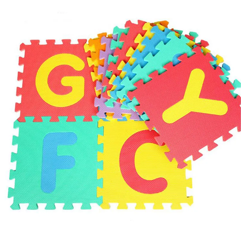 Высокое качество экологичный номер/алфавит буквы ABC пазл ползающий