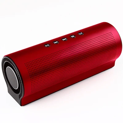 Красный Беспроводная Bluetooth колонка, PN-13, портативная, Hi-Fi, беспроводная, стерео, супер бас, звуковая коробка, громкая связь, 18 Вт, 2200 мАч, динамик для телефона - Цвет: Красный