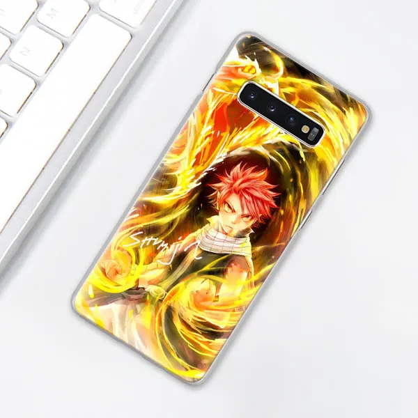 006 Аниме Манга Сказочный Хвост Логотип чехол для телефона для samsung Galaxy S10e S10 Plus S7 S8 S9 Plus Note 8 9 M10 M20 M30 жесткий чехол - Цвет: 006