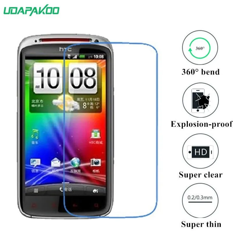 Udapakoo прозрачная защитная пленка из закаленного стекла для HTC Sensation XE G14 G18 Z715E