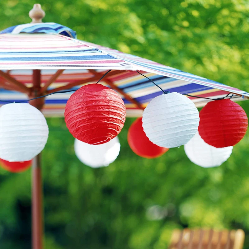 30 шт "-12" белый китайский бумажный фонарик Фонарь e papier lampion Свадебная вечеринка Хэллоуин Рождество событие подвесной Декор