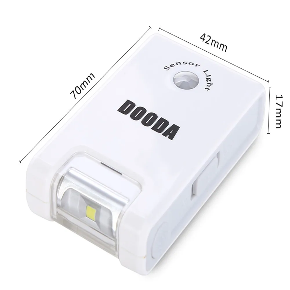 Горячая Продажа Мини Многофункциональный Аккумуляторная USB Выход ПИР LED Motion Sensor