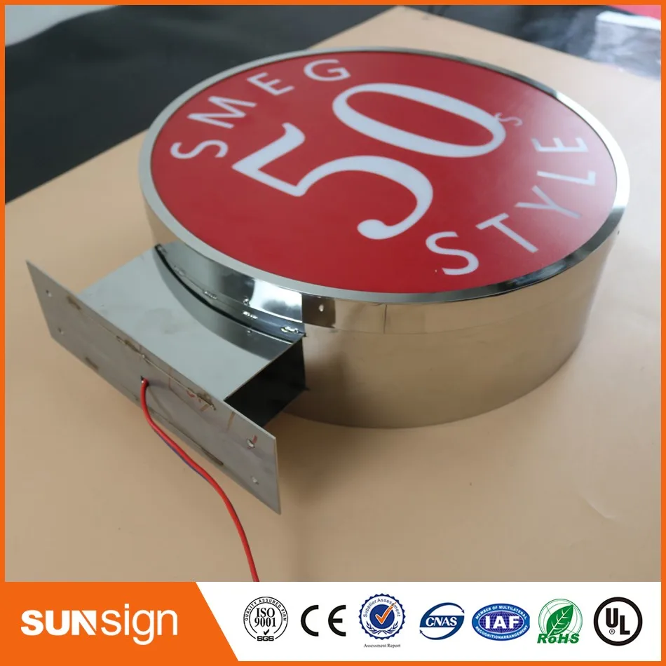 Оптовая продажа светодиодов для рекламы светильник тбокс буквы Передняя