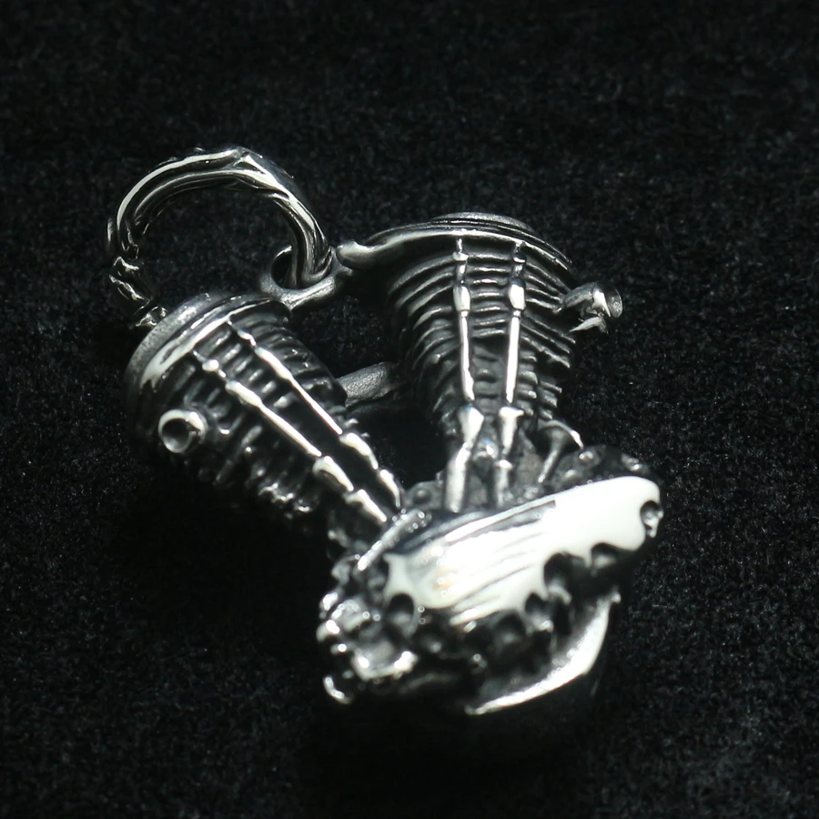 Классный классический кулон из нержавеющей стали 316L с двигателем популярный