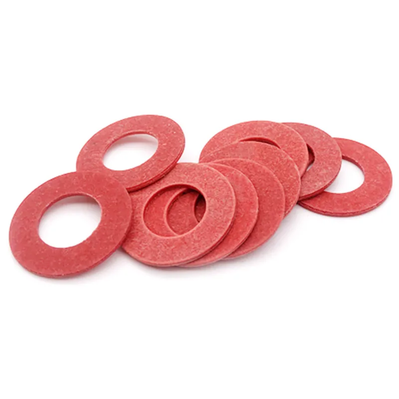 100 шт стальные плоские прокладки изоляционные шайбы красная бумага прокладка M7