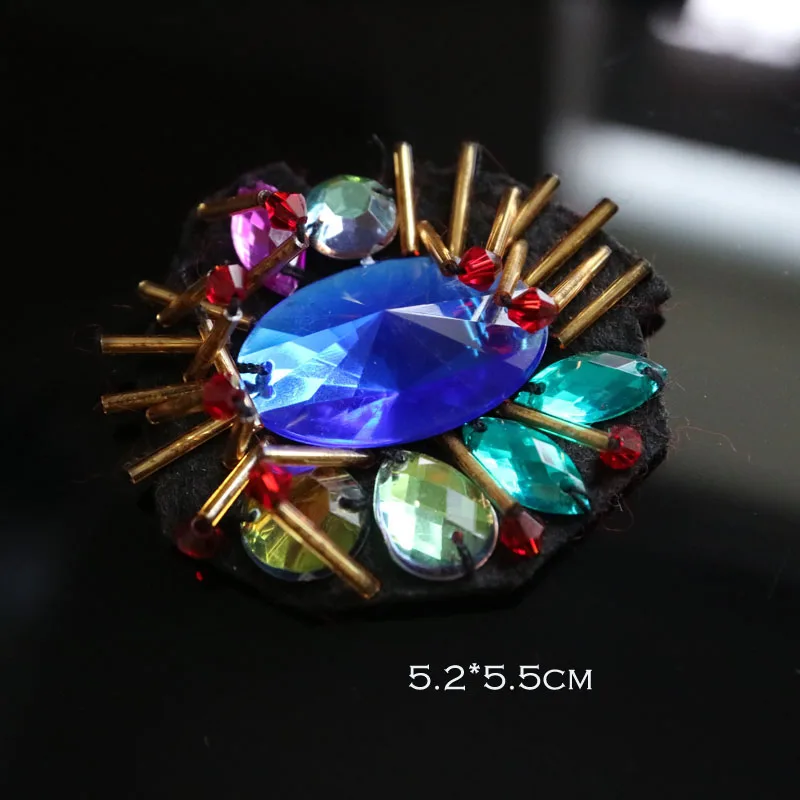 1 шт. ручная работа искусственная кожа для одежды вышивка блестками аппликация