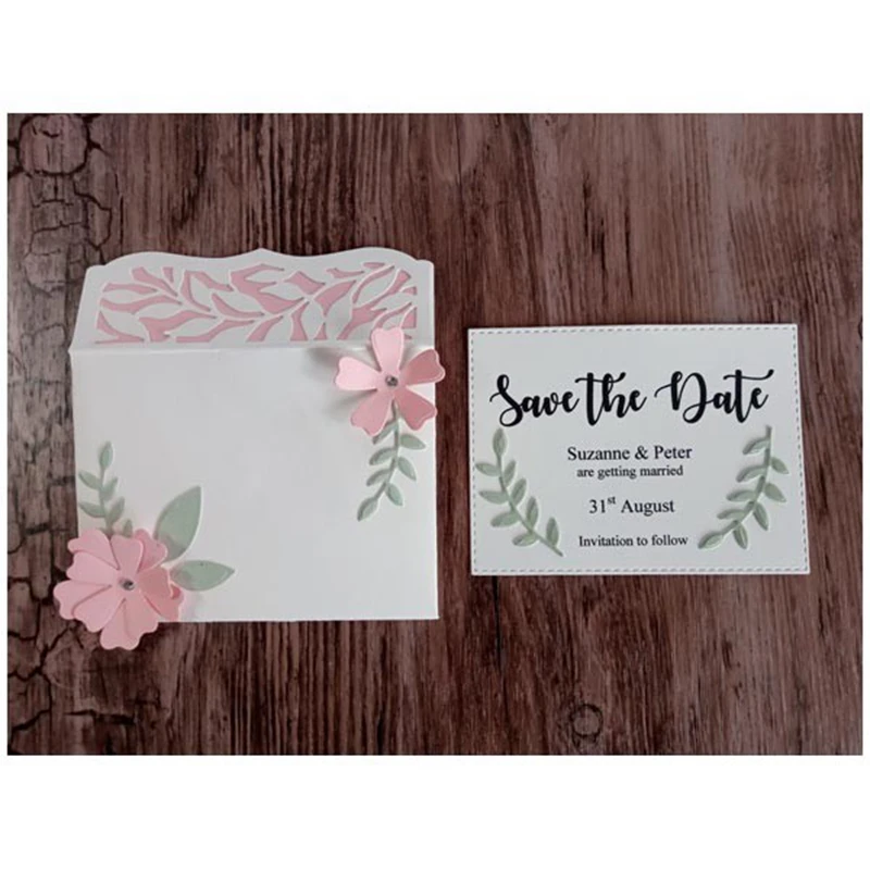 Маленький конверт 3D металлические режущие штампы для бумажные карточки