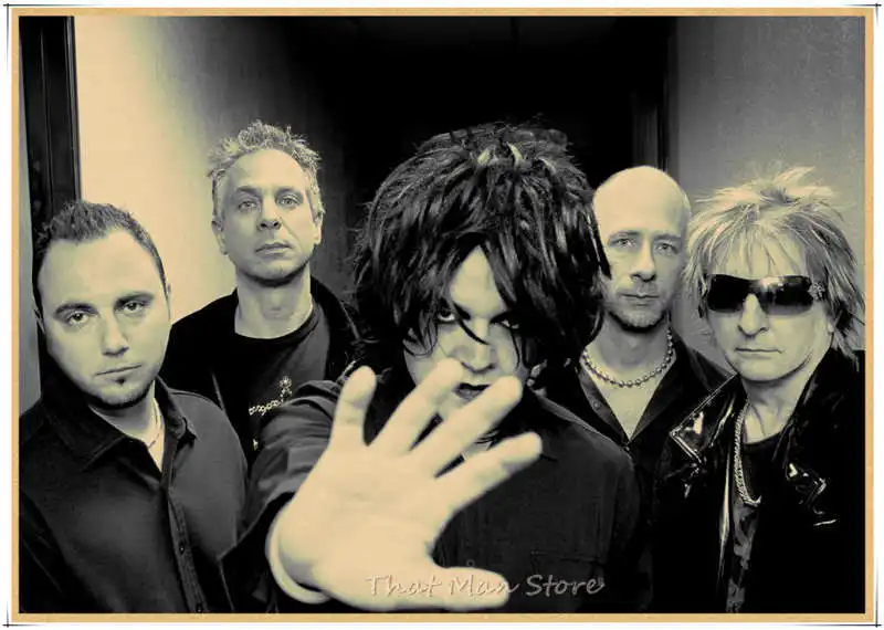 The Cure Rock Band музыка крафт-бумага плакат гостиная столовая настенные декоративные картины 30*21 см