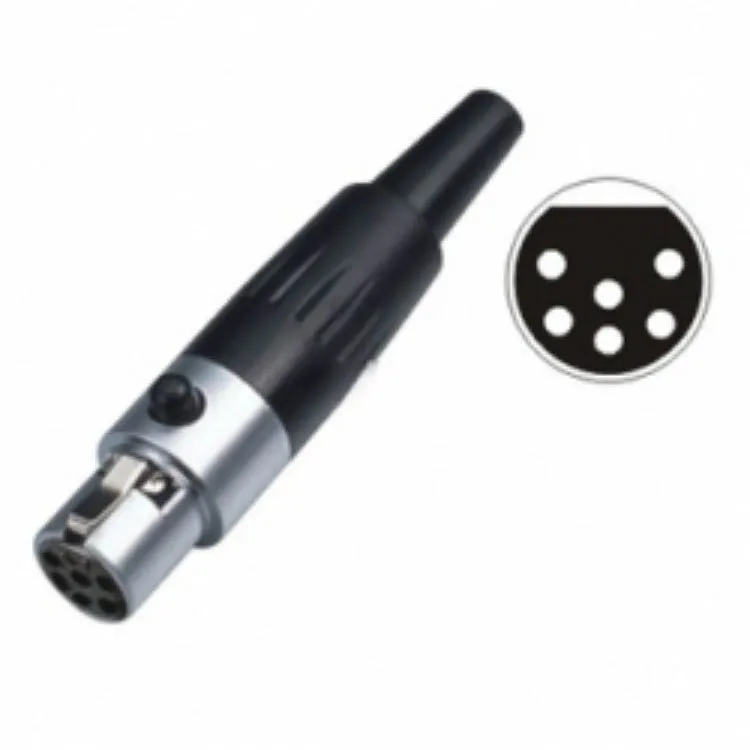 Мини 6 PIN Mini XLR в линию женского Jack|Соединители| |