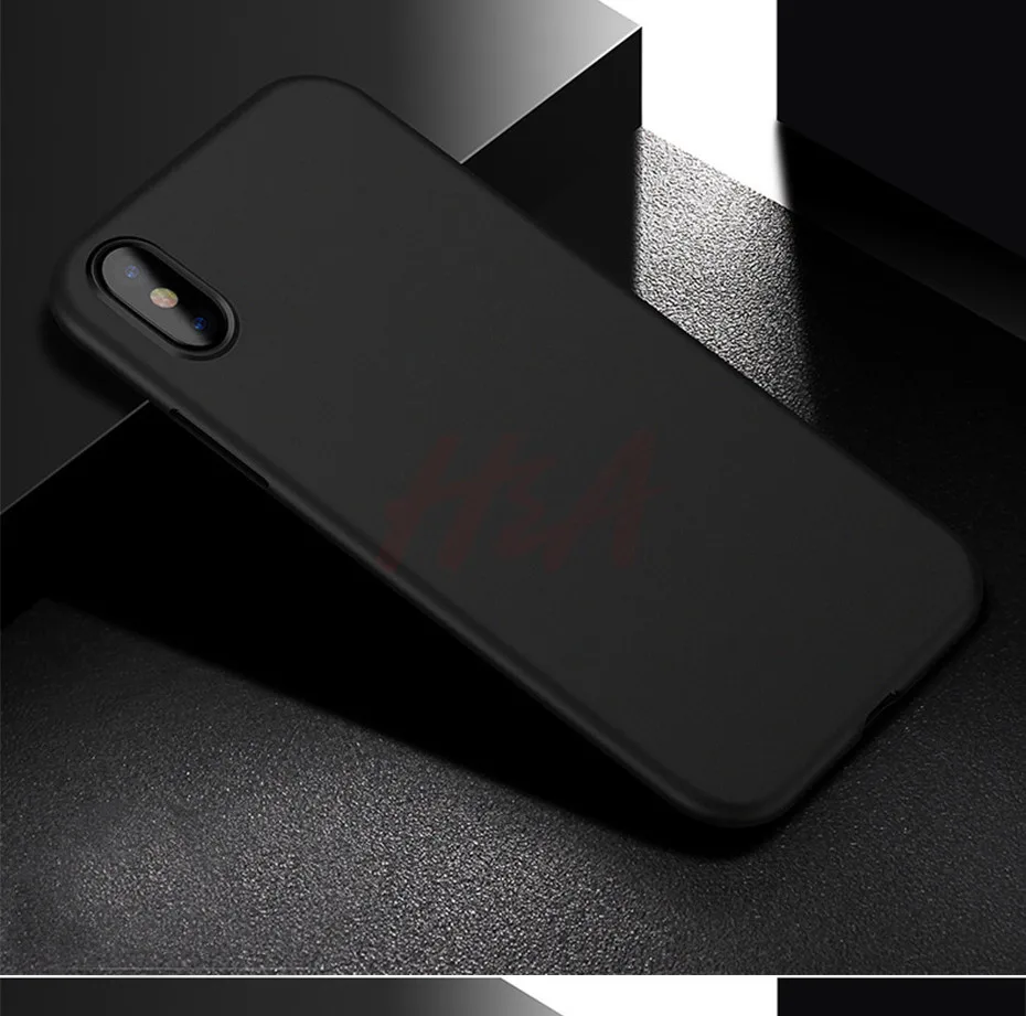 H& A 0,26 мм матовый чехол для телефона для iPhone 6 6S Plus 8 7 Plus чехол ультра тонкий жесткий чехол для iPhone X Xs Max Xr чехол для телефона s