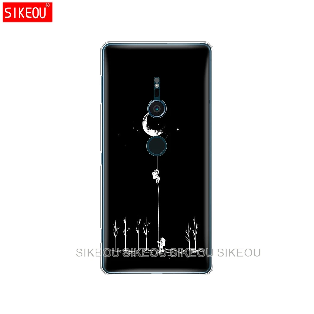 Силиконовый чехол для телефона sony xperia XA1 XA2 ULTRA PLUS L1 L2 XZ1 XZ2 compact XZ PREMIUM space earth