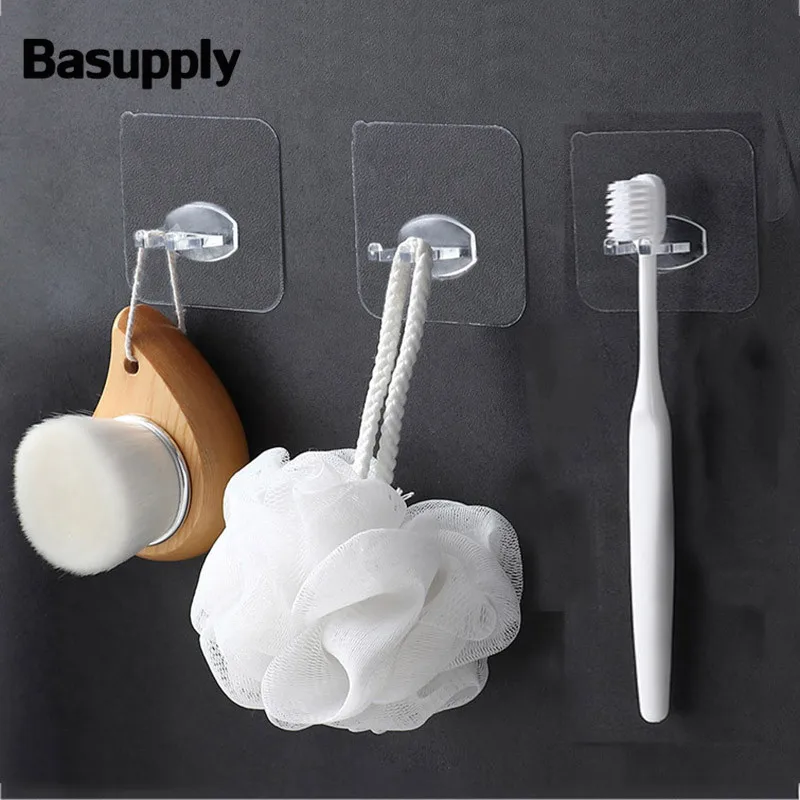 4 шт./лот держатель для прозрачной зубной щетки полка туалетной бритвы