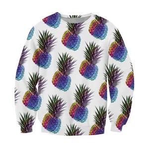 SOSHIRL 3D Толстовка с рисунком ананаса, мечты, с круглым вырезом, забавная Крутая толстовка с капюшоном, пуловеры для пар, Свитшот в стиле холода, Прямая поставка