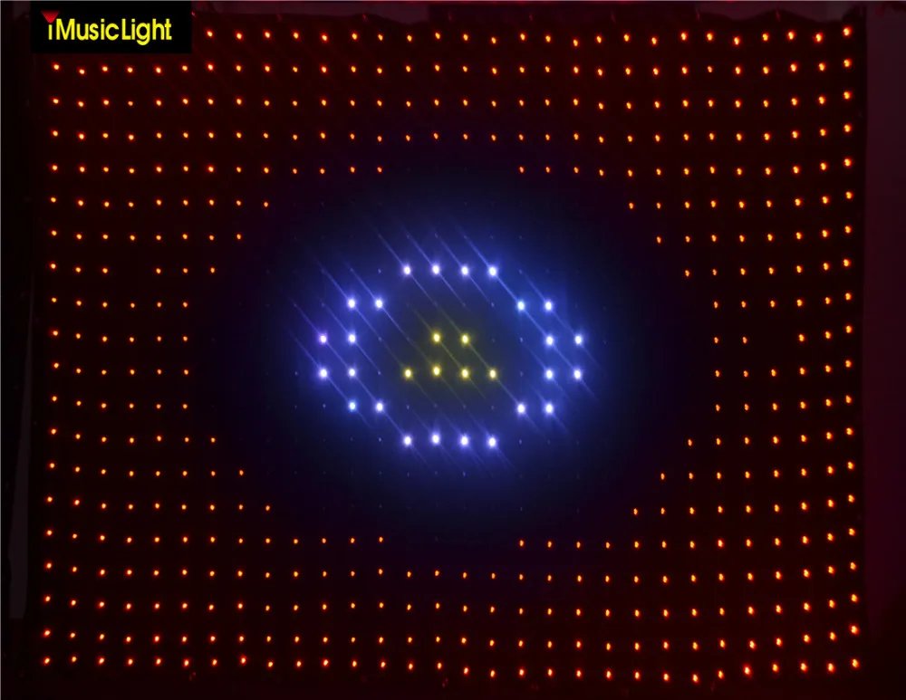 P9 3x8 м RGB светодиодная видеозанавеска DMX DJ Satge фоны предварительно установленные 60