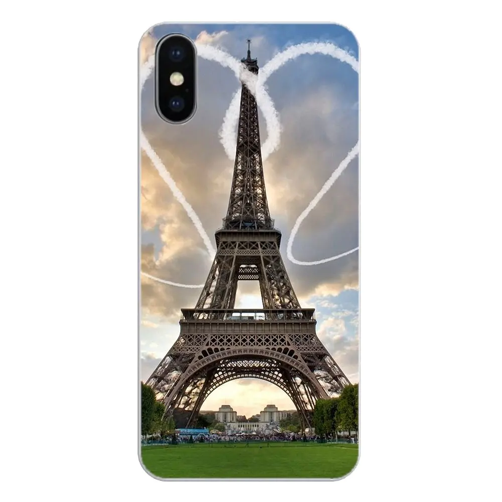 Silicone Phone Case Cover paris france eiffel tower Night Art For Samsung Galaxy A5 A6 A7 A8 A9 J4 J5 J7 J8 2017 2018 Plus Prime |