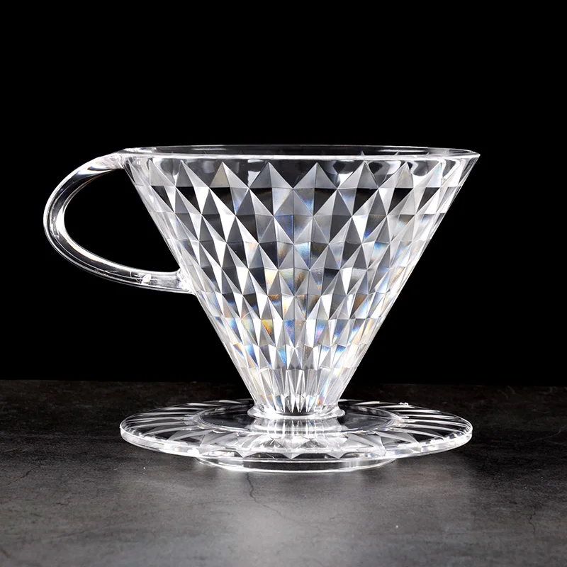 V60 ручной капельный кофе фильтр смолы залить над кофе капельница бумажный конус капельные фильтры бариста кофе заваривания умный капельница 101/102 - Цвет: 2-4 Cup Type X