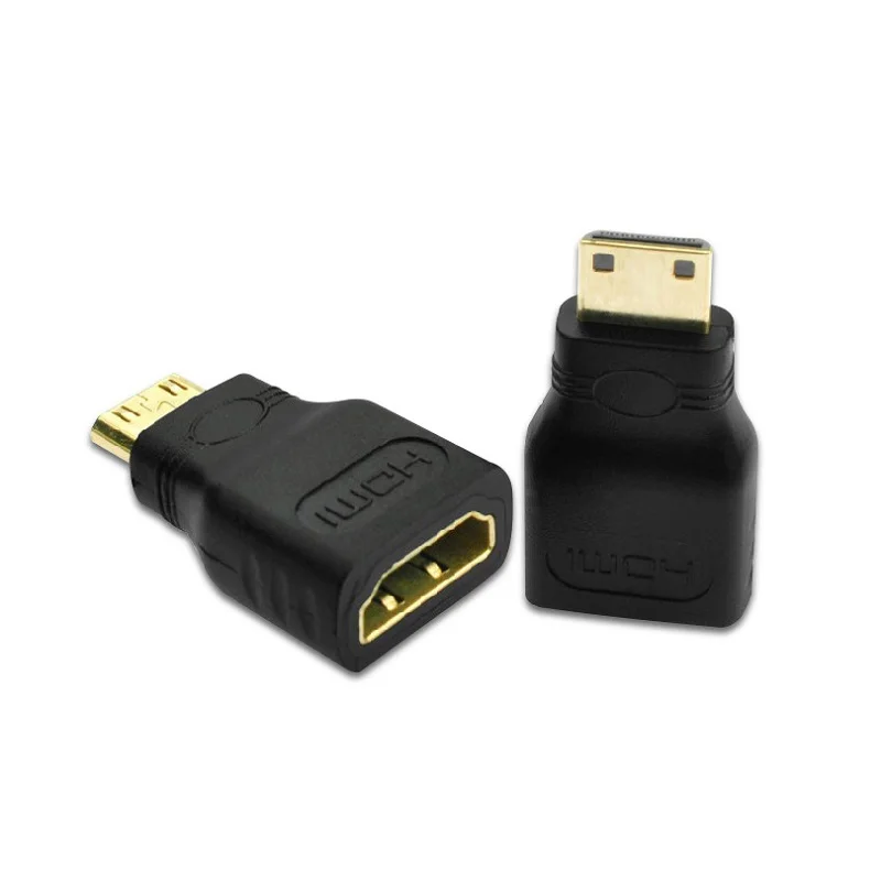 5 шт. позолоченный Mini HDMI male to female hd конвертер Multi function Видео устройство переходник