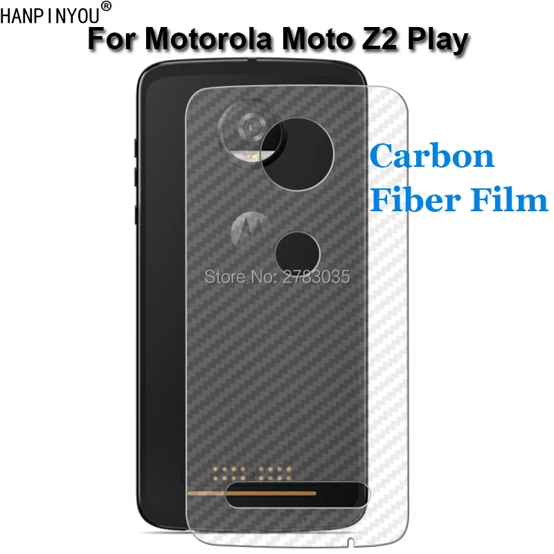 Для Motorola Moto Z2 Play 5 &quotпрочная 3D Защитная пленка для задней панели из углеродного