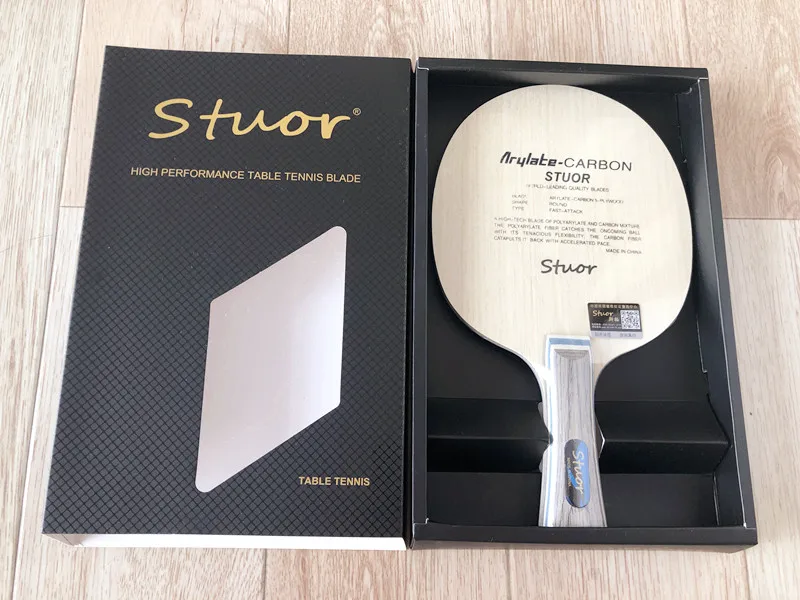Stuor 7Ply Arylate углеродное волокно для настольного тенниса лезвие легкая ракетка для пинг понга Аксессуары для настольного тенниса бита для настольного тенниса