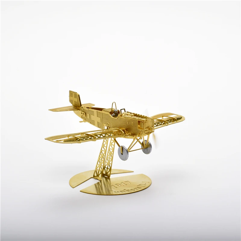 Масштаб Junkers 1/160 сделай сам металлическая 3d головоломка собранная модель