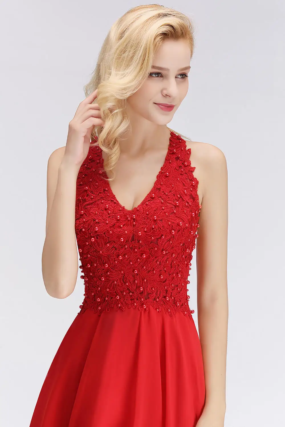 Женское платье без рукавов цвет красный и бордовый | Свадьбы торжества