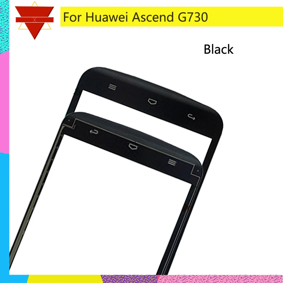 10 шт./лот для Huawei Ascend G730 G 730 сенсорный экран Сенсорная панель Датчик дигитайзер