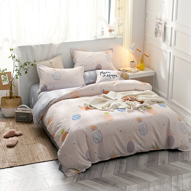 3/4 шт. Комплект постельного белья из мягкого хлопка X|Комплекты белья| |