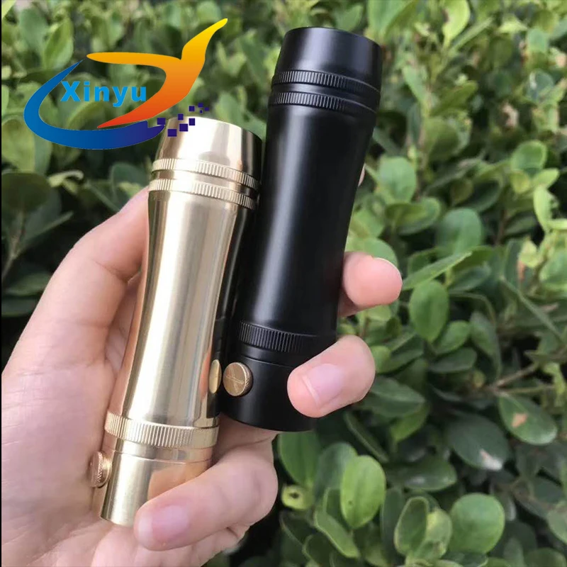 Новейший wideside 18650/20700/21700 Аккумуляторный механический мод латунный корпус из
