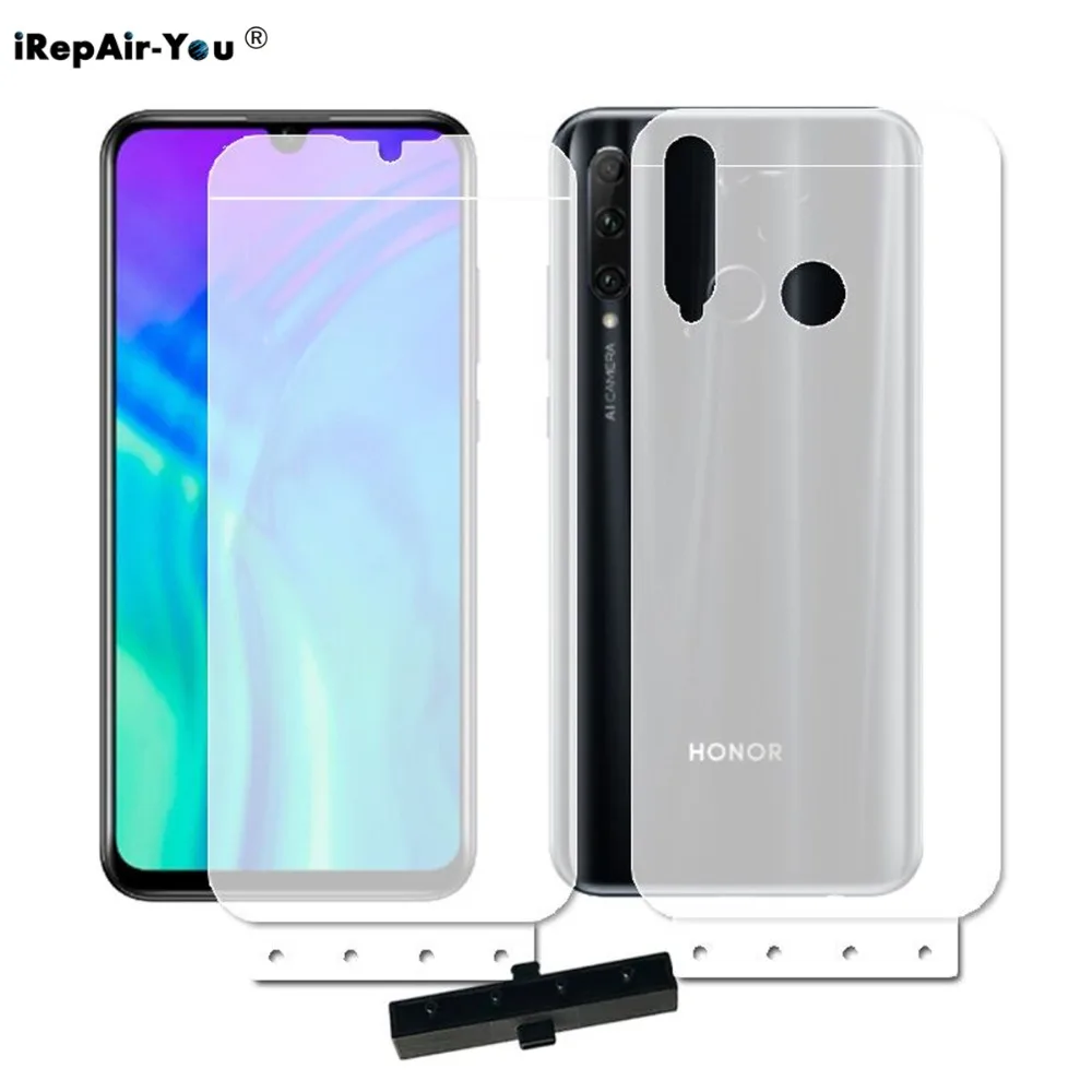 2 шт. 10D Передняя и задняя нано-Гидрогелевая пленка для Huawei Honor 10i 20i 20 Pro Lite 9X Note 10
