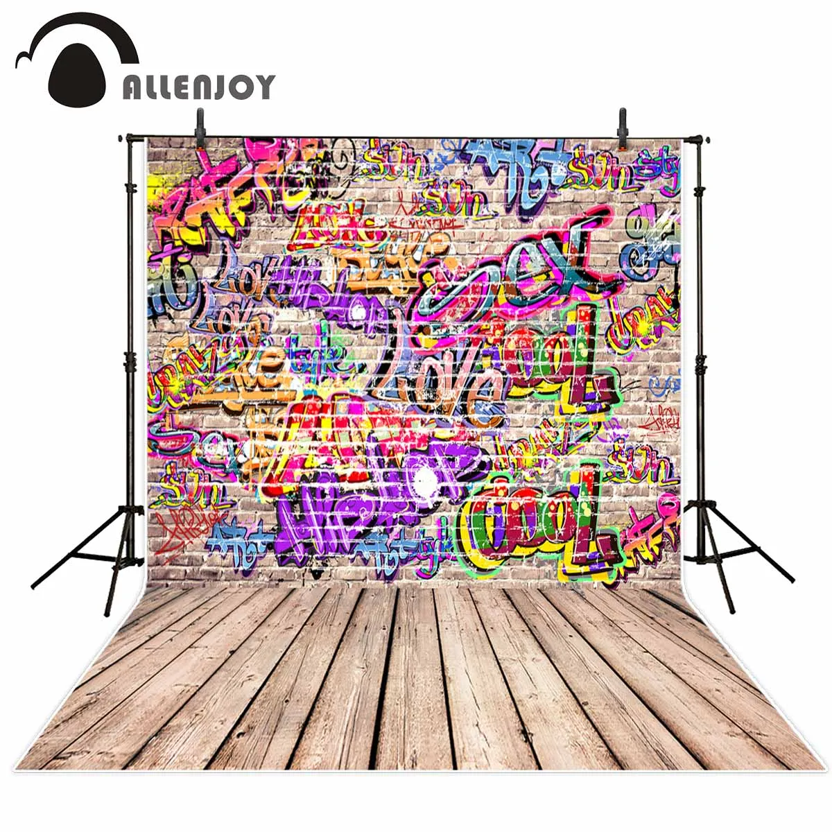 Allenjoy фотофоны граффити кирпичная стена красочный Фотофон для фотостудии |