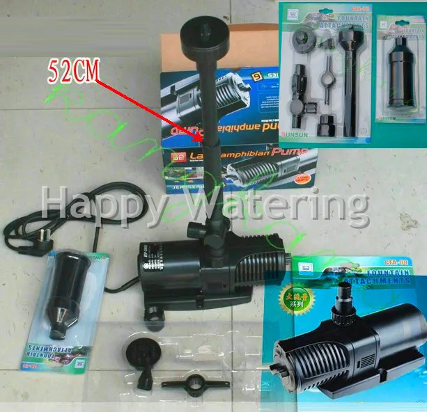 155W Submersible Pump for Fountain Tank Aquarium 10000L/H Water EU Plug | Обустройство дома