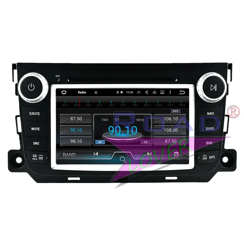 Roadlover Android 8 0 автомобильный DVD плеер авторадио для Benz Smart Fortwo 2012 Стерео GPS навигация