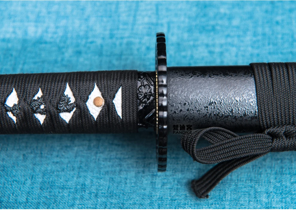 HANDMADE JAPANESE SAMURAI KATANA SWORD CARBON STEEL FULL TANG SHARP Carbon Steel Wakizashi Samurai Katana Sword