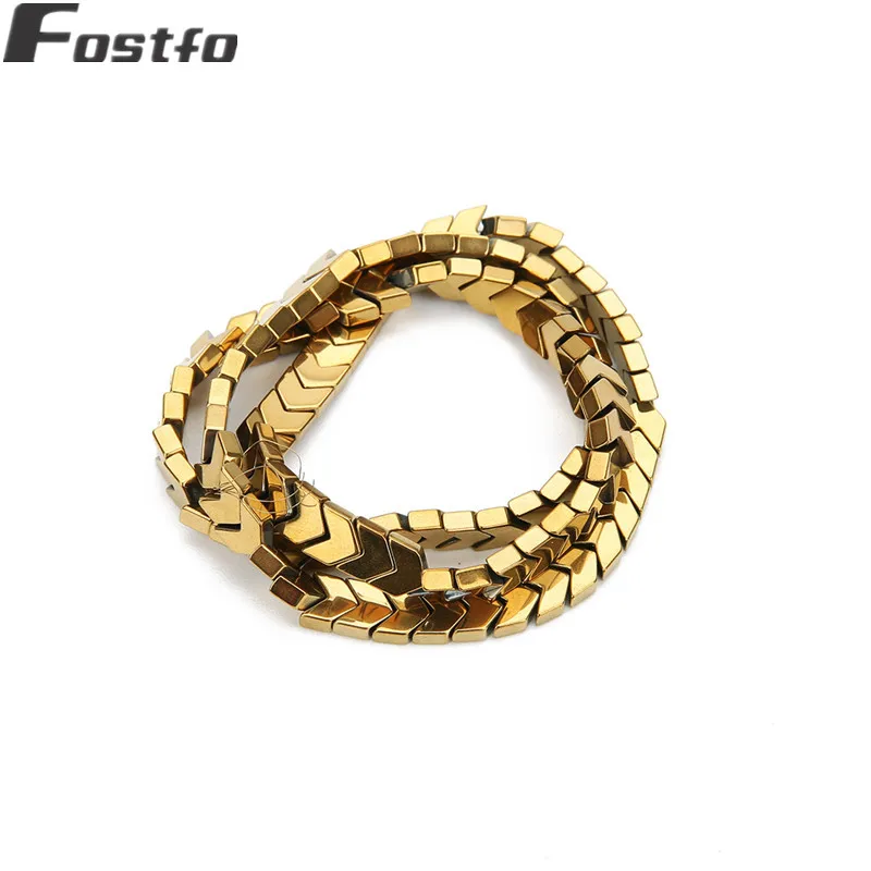 Бусины Из Натурального Гематита V-образные 6 мм нитка 95 шт. | Украшения и