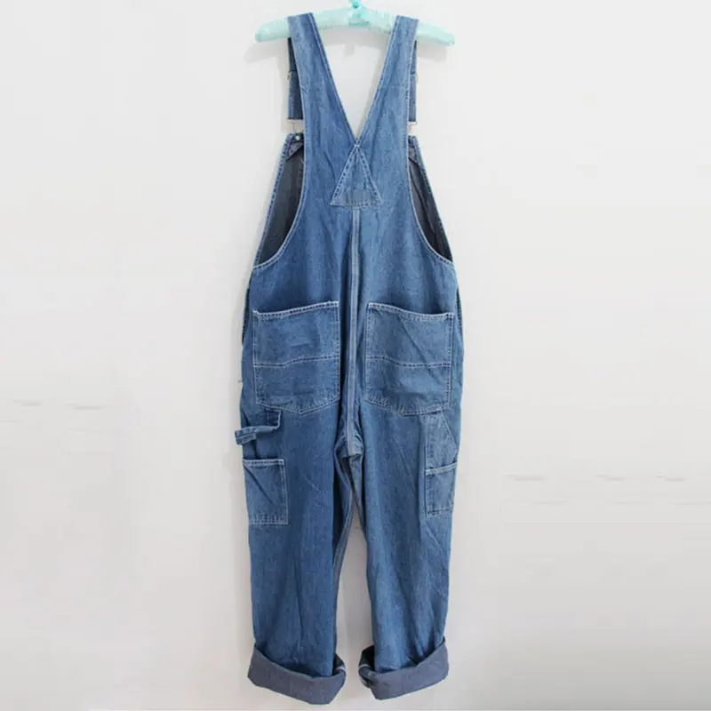 2020 мужские Modis размера плюс комбинезоны больших размеров огромный джинсовый