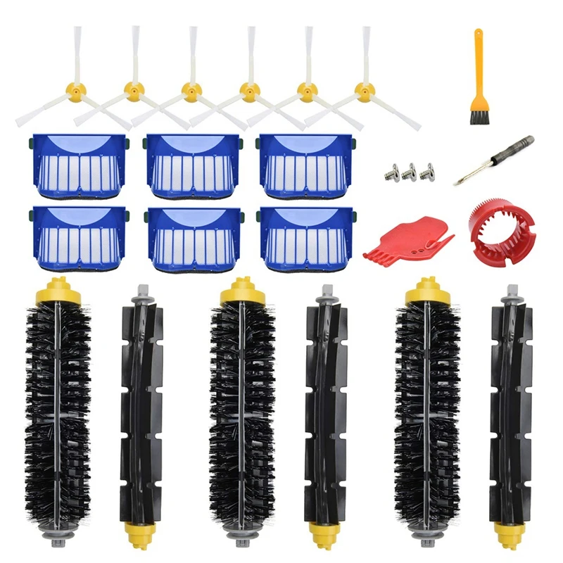 Комплект аксессуаров для Irobot Roomba 600 серии 690 680 660 651 650 (не 645 655)500 595 585 564 552 6 фильтр |