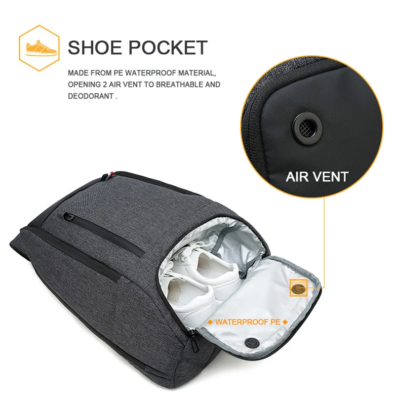 Большой дорожный рюкзак для ноутбука мужчин и женщин уличная водонепроницаемая