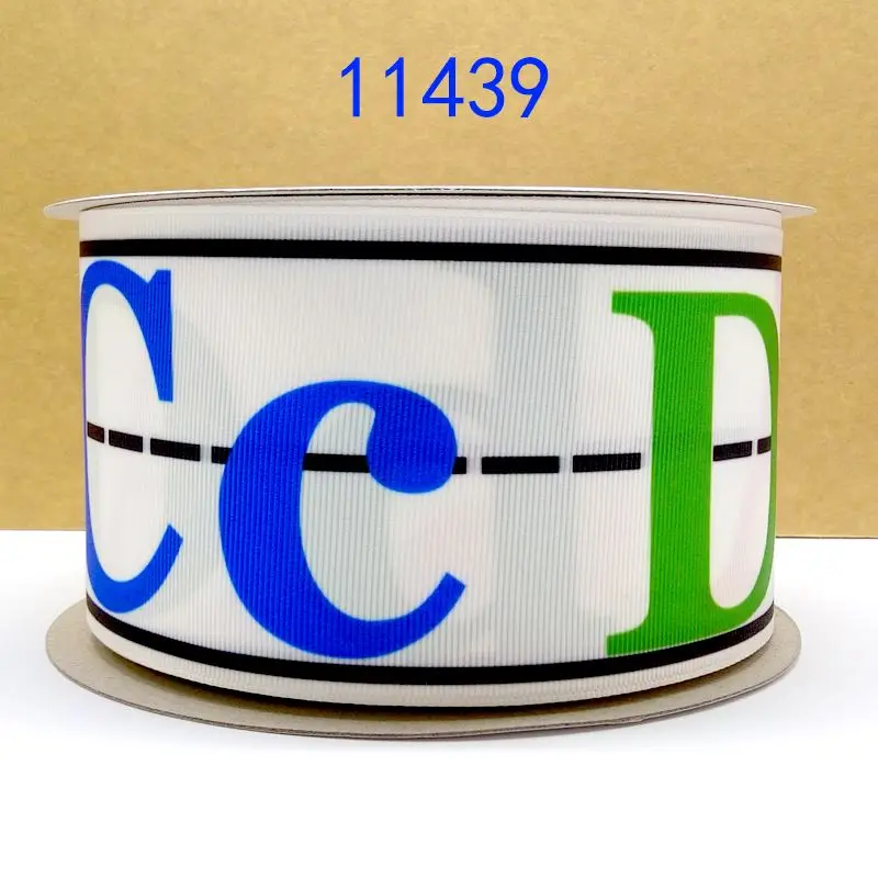 11439 50 двор мультфильм печатных Grosgrain ленты 6581 - Цвет: 11439