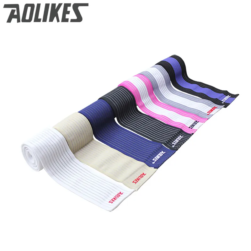 AOLIEK Sports Safety Elastic Brace Ankle Support Pad Protection Bandage Guard Gym Foot Wrap Brand weights Lift | Спорт и развлечения