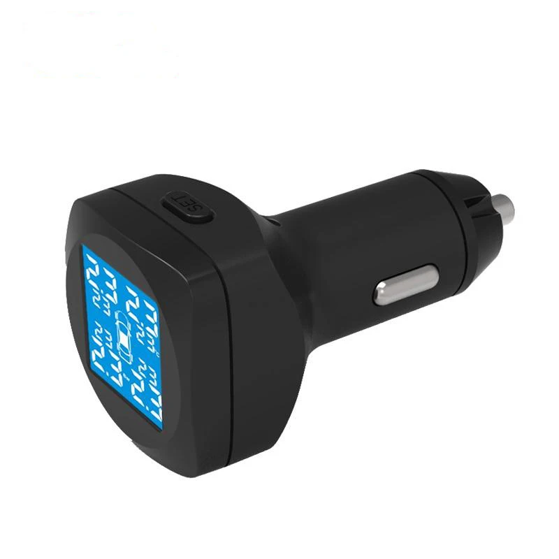 Smart Car TPMS Tire Pressure Monitoring System cigarette lighter Digital LCD Display Auto Security Alarm Systems Tyre | Автомобили и