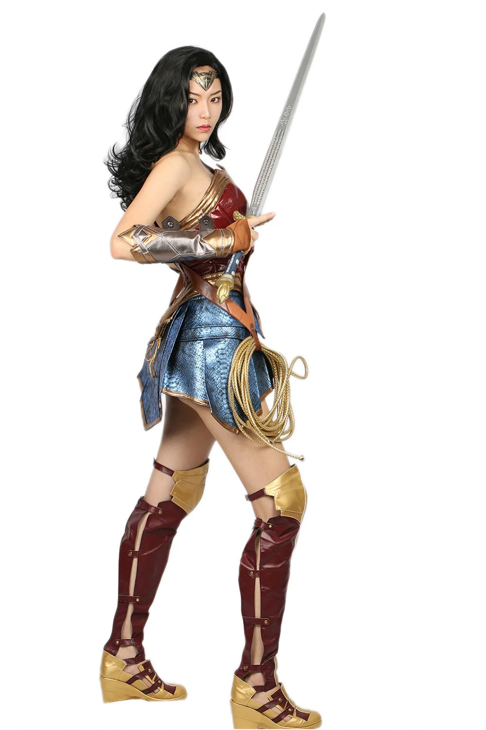 Coslive дизайн Хэллоуин фильм Косплэй Маскарадный костюм Чудо-женщины Lady Superhero полная экипировка для Canival вечерние Show