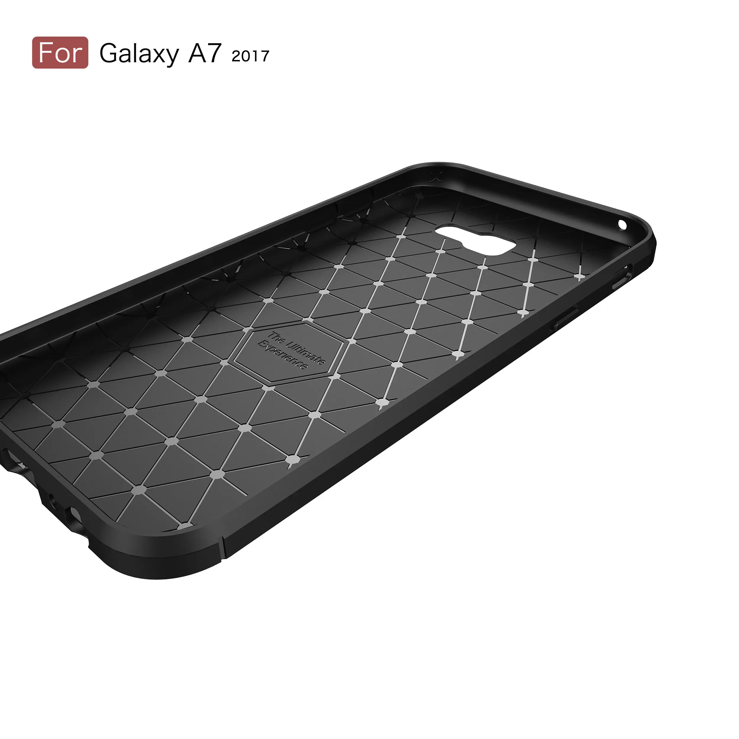 Для samsung Galaxy A7 (2017) антидетонационных матовый углеродного волокна Текстура мягкая