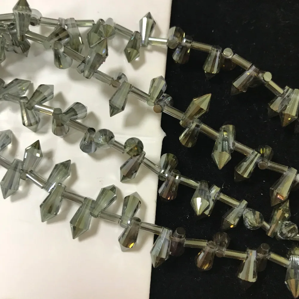 150 шт. мм 4x9 Bicone Австрия Кристалл бусины Шарм Свободные spacer Бусины DIY серьги