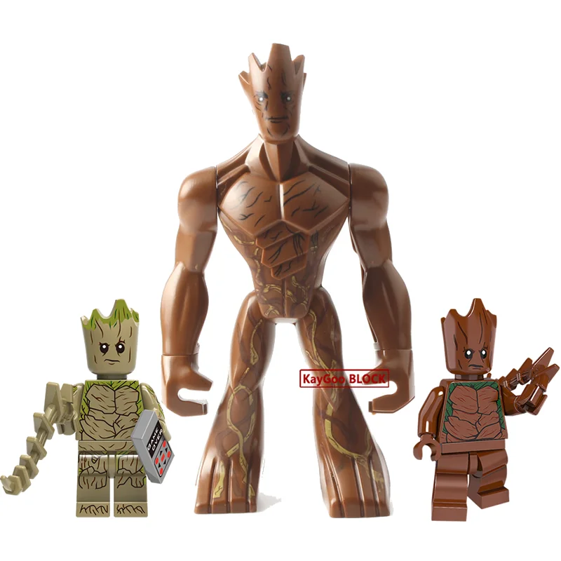 Фигурки супергероев из мультфильма Мстители 4 сделай сам стражи Галактики енот