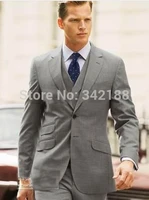 custom desig double vent groom tuxedos notch lapel groomsman suits jacketpantstiewaistcoatbest man suitswedding suitswedd